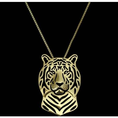 Newest Unique Handmade Tiger Necklace Jewelry Pet Lovers Gift Idea--1pcs(6 Colors Free Choice)