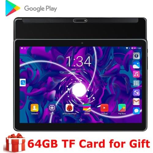 Original Dual SIM Phone Call 10 Inch Tablet PC Android 9.0 1280*800 IPS Tablets 10.1 Inch Kids Tablets Google play WIFI GPS CE
