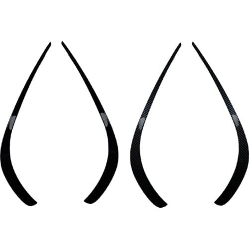 Front Bumper Splitter Spoiler Canard Air Knife Surround Trim for Mercedes-Benz CLS-Class C218 X218 2014-2017 AMG Line