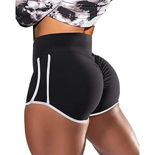 Workout Fitness Shorts Seamless Biker Shorts Women High Waist Female Clothing Push Up Short Elasticity Breathable шорты женский