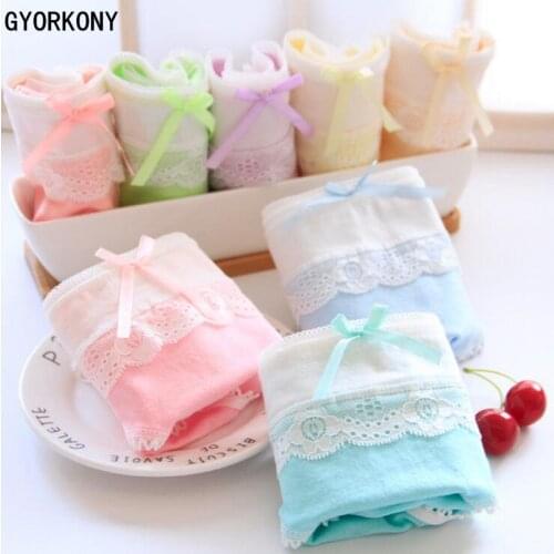 Hot sale Candy Color KIDS Panties High Quality Lovely Cute Girl Underwear Panties Cotton Briefs 5pcs/lot A-SQ-AB809-5P