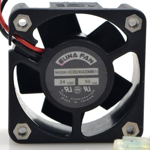 SUNON KDB240420MB Server Cooling Fan DC 24V 0.50A 40x40x20mm 2-wire