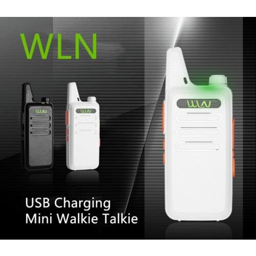 Walkie Talkie WLN KD-C1 Mini Two-way Radio KDC1 Car Racing Portable CB Ham Radio UHF Handheld Wireless Intercom FM Transceiver