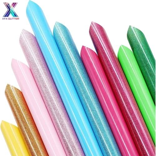 XFX HTV 10pcs Heat Transfer Vinyl HTV 12"x10" Sheets Rainbow Pattern Fashion Elegant Style Assorted Pack for Circut DIY T Shirts