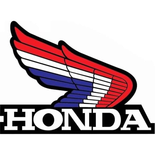 Badge Brand Waterproof Anti-UV Car Sticker Decal Decor Motorcycle Off-road Laptop Trunk for Hondas Wings Retro Vinyl Stickers