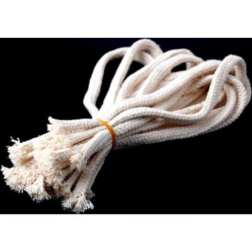 10Pcs Long Round Cotton Kerosene Oil Lamp Wicks Burner 7DX01