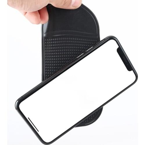 13x7cm Car Dashboard Sticky Anti-Slip PVC Mat Auto Non-Slip Sticky Gel Pad For Phone Sunglasses Holder Car Interior Styling