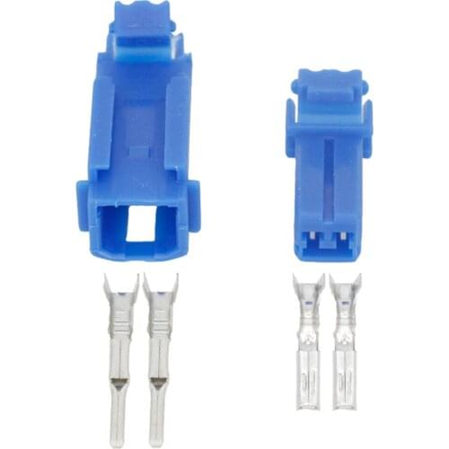 2 Pin Female And Male Plastic Housing Connector Plug PA Material DJ7022Y-1.8-11/21