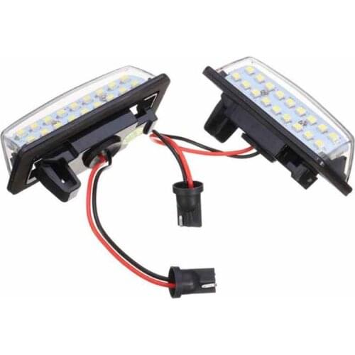 2pcs LED Car License Plate Light Auto Number Plate Lamp For Nissan Maxima 2003 2004 2005 02006 2007 2008 model