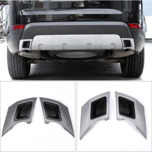 Car Tail Throat Exhaust Plate Protection Cover Trim For Land Rover Discovery 5 LR5 L462 S/SE/HSE 2017-2020 Replacement Parts