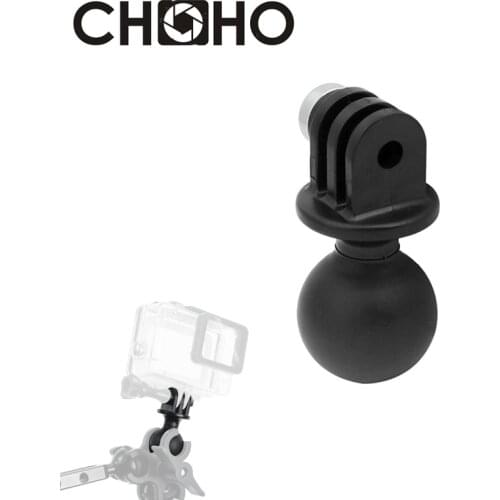 For Gopro Accessories Mount 360 Degree Rotation Ball Head Tripod Adapter Diving For Go Pro 9 8 7 6 5 4 SJCAM SJ5000 Xiaomi 4K