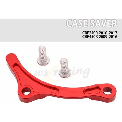 Motorcycle Aluminum Engine Plate Cover Case Saver Cover Guard For Honda CRF250R CRF450R 2009 2010 2011 2012 2013 2014 2015-2017