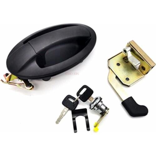 Excavator accessories For KOMATSU PC56-7/60-8/70-8 lock block outside handle cab door lock assembly