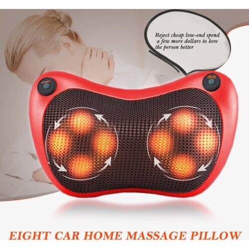 Electric Massage Pillow Vibrator Shoulder Back Heating Kneading Infrared therapy for Neck Infrared Massage Cushion