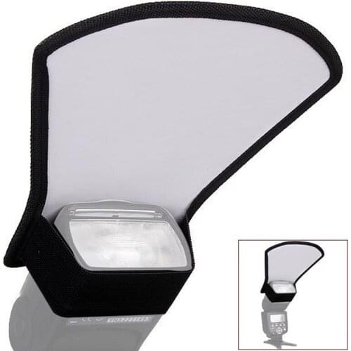 Camera Flash Diffuser Softbox Silver White Reflector for Canon for Nikon Speedlite