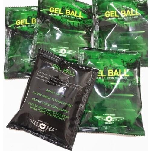 Gel Blaster 7-8mm luminescent Gel Ball White for Gel Blasting Toy Gun fluorescent gel ball