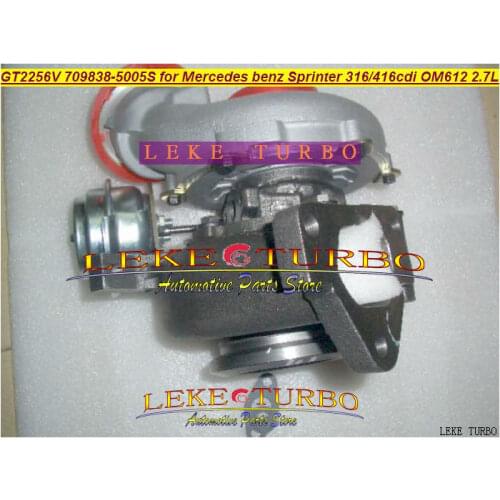 GT2256V 709838 709838-5005S 709838-0004 A6120960599 Turbo Turbocharger For Mercedes benz Sprinter I Van 316CDI 416CDI OM612 2.7L
