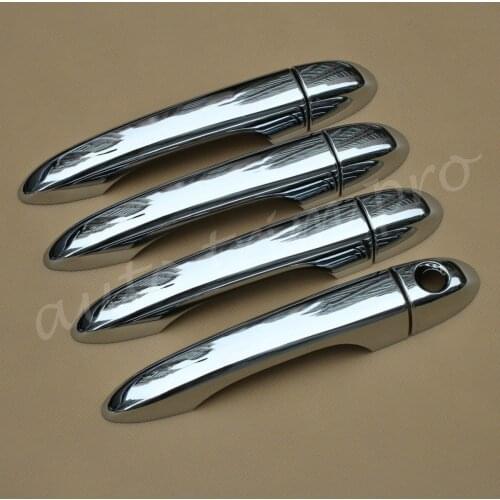 Chrome Parts Car Door Handle Cover Protect Trim Fit For Jeep Cherokee KL 2014 2015 2016 2017 2018 2019 Accessories