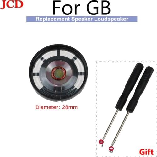 JCD New Replacement Speaker Loudspeaker For Nintendo Game Boy For GBO GB System DMG-01 Speakers gift Screwdriver 1.5 2.0
