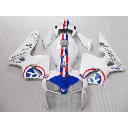 Motorcycle Fairing Kit for HONDA CBR600RR 05 06 CBR 600RR F5 2005 2006 CBR600 ABS Cool white blue Fairings set+7gifts HX08