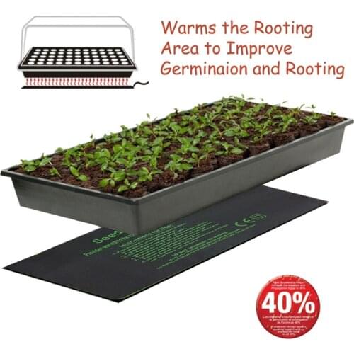 Garden PVC Waterproof Plant Hydroponic Heating Mat Plant Heating Mat 110v 220v Seedling Flower Electric Blanket Warm Heating Pad