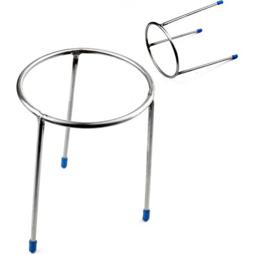 Laboratory Supply Gas Burner Cast Stainess Steel Support Stand Tripod Holder for Alcohol Lamp Lab Chemistry School Equipment