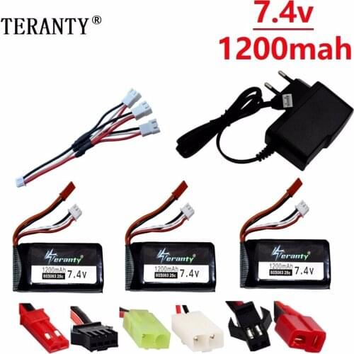 7.4V 1200mAh 803063 30C Lipo battery For Yi zhang X6 H16 MJX X101 X102 remote control quadrocopter 7.4V 1200mAh 2S lipo battery