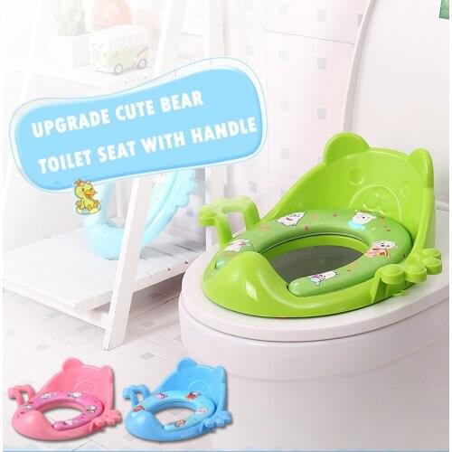 Cheap baby potty seat toilet seat ring children portable toilet seat auxiliary soft toilet cover