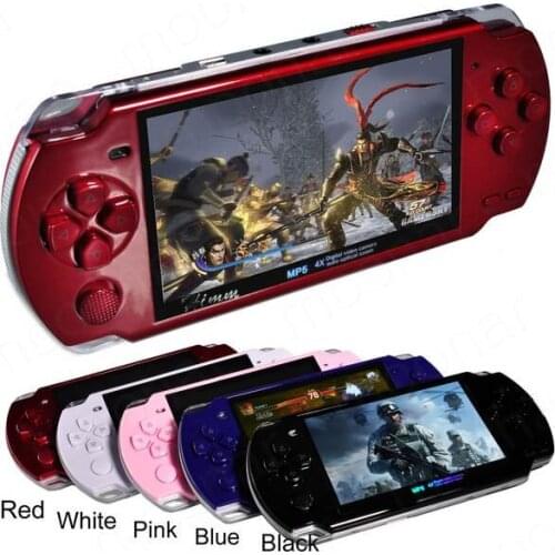 New Handheld Game Console 4.3 inch screen mp4 player MP5 game player real 8GB support for psp game,camera,video,e-book