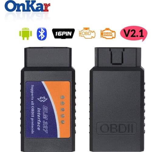 ONKAR Bluetooth V2.1 OBD2 For Android Torque OBD 2 16 Pin Interface Auto Car Diagnostic Tool Electronics
