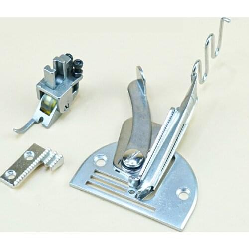 Folder A10 Roller Presser Foot Right Angle Bias Binder for Lockstitch Sewing Machine Parts Accessories Tools