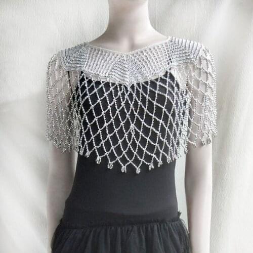 Sexy Ice Silk Sunscreen O-neck Thin Blouse Hollow Fringed Smock Lace Flowers Hook Hollow Mini Shawl Cloak Short Tops