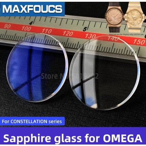Sapphire crystal For CONSTELLATION series123.50.27.60.02.001/123.58.35.20.99.001 AR-coating Parts watch glass for OMEGA brand