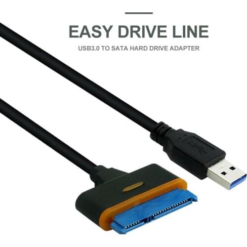 SATA serial to USB3.0 adapter cable Adapter Up to 6 Gbps Support 2.5 Inches External SSD HDD Hard Drive 22 Pin Sata III Cable