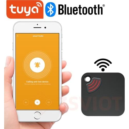 Tuya APP Anti-lost Alarm Bluetooth Anti-lost Device Smart Finder Alarm Tile Wallet Keys Alarm Locator Realtime Kids Pets