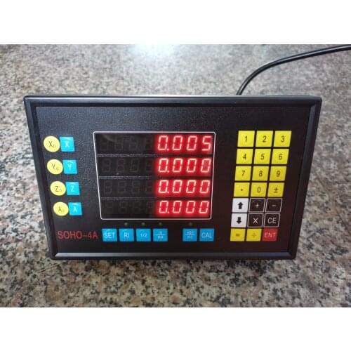 SOHO optical incremental angle ring encoder Digital Readout (DRO) hollow shaft angle sensor high resolution ABZ TTL phase,EIA-42