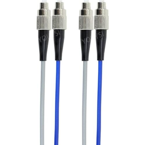 YOUYSI FC/UPC-FC/UPC Singlemode Armored Patch Cord 2 cores 3M-30M SM PVC Jacket SC LC FC fiber Optical Fiber Jumper Cable