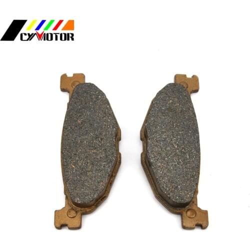 Motorcycle Rear Brake Pads For YAMAHA CP250 YP400 XP500 CP YP XP 250 400 500 T-MAX NON ABS 5VU1 04 05 06 07 08 09 10 11 12 13