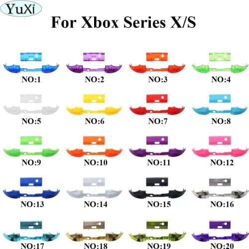 YuXi Repair Part LB RB Bumper For Xbox Series X S Controller Triggers Surround Guide Button On/Off Buttons
