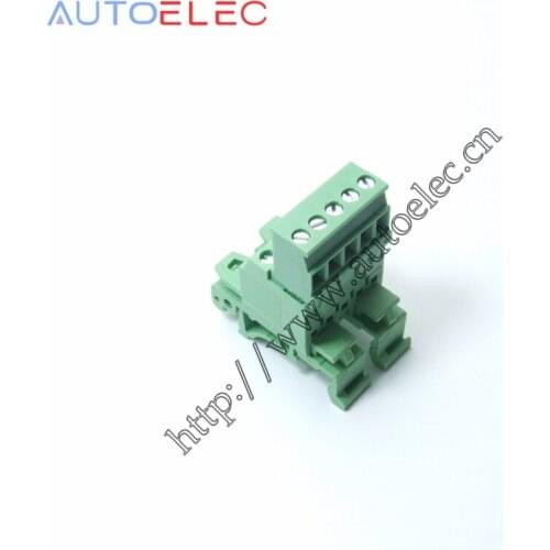 10sets Pitch 5.08mm 5pin Screw Plug-in Terminal Blocks connector NS35mm Din Rail Mounting instead of NO: UMSTBVK2.5-5-G-5.08