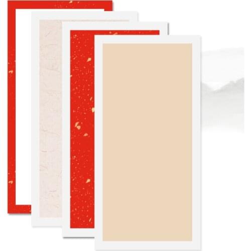 10 Sheets Chinese Rice Paper Half-Ripe Xuan Papers for Painting Calligraphy Chinese Roll Papel Arroz Rice Paper Decoupage Craft