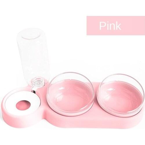 Anti Suffocate With Raised Stand Food Feeding 15 Degree Tilt Plastic Non Toxic Pet Supplies Puppy Kitten Cat Bowl Transparent