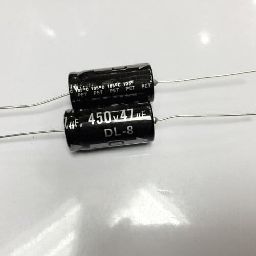 Free Shipping 450v 47uf Axial Electrolytic Capacitor 47UF 450V 16x30mm (10pcs)