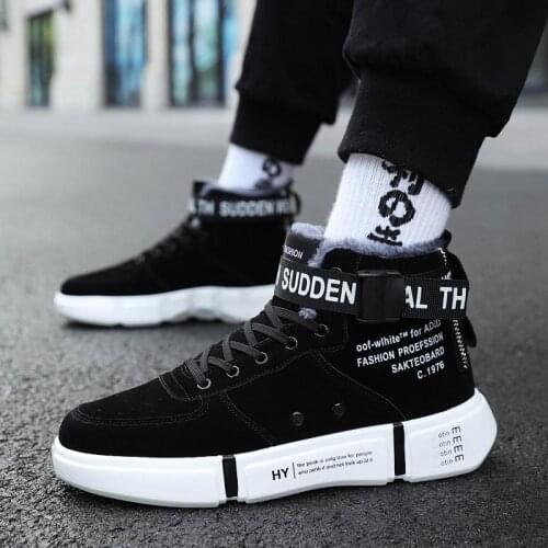 Large Size High Top Warm Winter Sneakers for Men Running Shoes Winter Women Sport Shoes for Men Sneakers Sports for Men GMD-0565