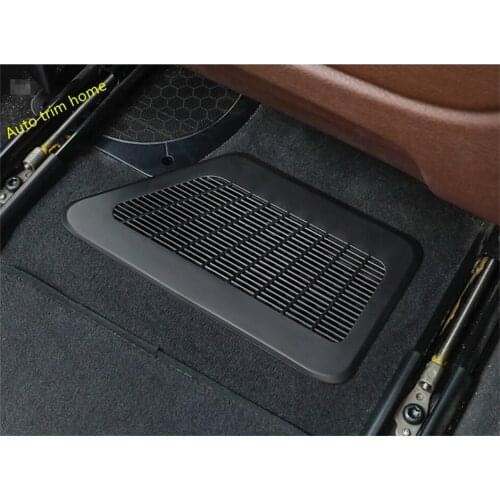 Lapetus Car Seat Bottom AC Air Duct Vent Anti-blocking Plastic Protection Cover For BMW 5 Series 520i 530i F10 F18 2011 - 2016