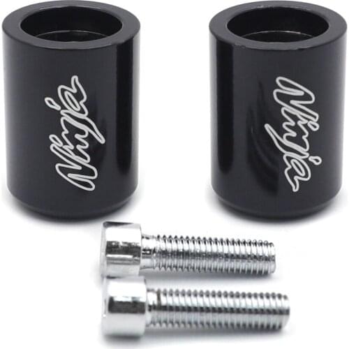 Aftermarke free shipping motorcycle partsBar Ends for kawasaki Ninja EX 250 EX500 EX650R ZX6R-636 ZRX1100 ZZR1200 Black