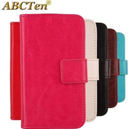 For Aspera Jazz 2 Case 4.95 inch Solid Color Leather Flip Wallet Cover Phone Case For Aspera Jazz 2 Holster