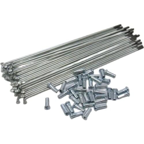 Electric bicycle 13G Diameter 2.2mm Length 127-210mm spokes + nipples 37pcs/lot