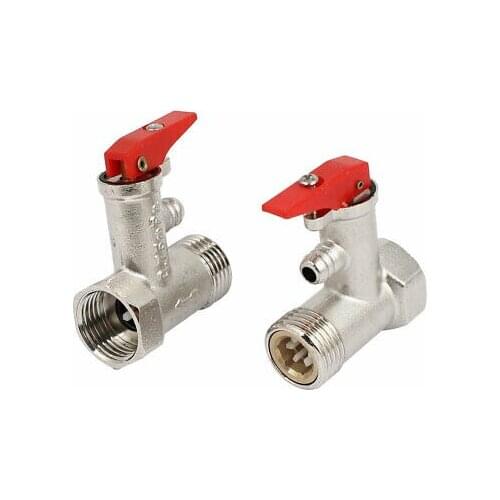 Electric Water Heater 1/2BSP Thread 0.75Mpa Safety Pressure Relief Valve 2Pcs