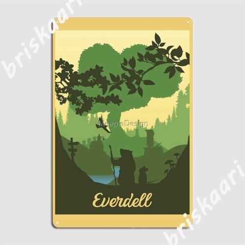 Everdell Board Game- Minimalist Travel Metal Signs Plaques Classic Club Bar Cinema Kitchen Tin sign Posters